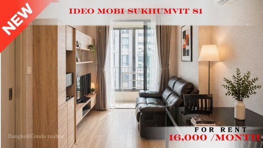 รูปภาพ 🍀🍀🍀 Fully furnished💝 ให้เช่า📌 ไอดีโอ โมบิ สุขุมวิท81 (Line:@rent2022)BTS อ่อนนุช ✨พร้อมเข้าอยู่🌼A11210