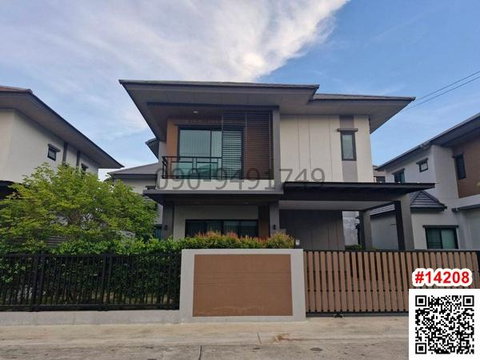 For rent: 2-story detached house in Phumichanok Village, Phutthamonthon Sai 4-5, near Mahidol University Salaya.