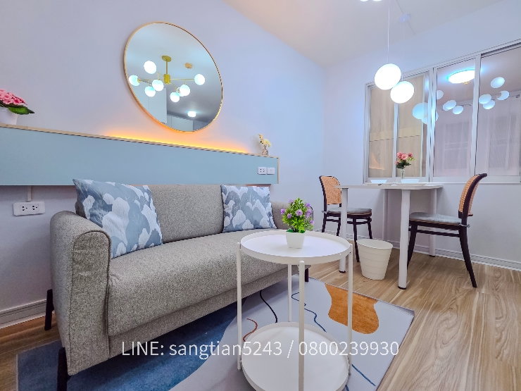 รูป 1 ห้องนอน 28 ตร.ม. รีโนเวทใหม่เอี่ยม ของครบๆ 7500.- - รูปที่ 1/15
