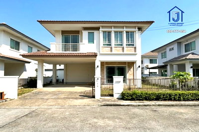 บ้านเดี่ยว นิคมอัญธานี (เจมโมโปลิส) : ขขายบ้านเดี่ยว 2 ชั้น หมู่บ้าน มัณฑนา 2 อ่อนนุช-วงแหวน ถนนสุขาภิบาล 2 ใกล้สนามบินสุวรรณภูมิ