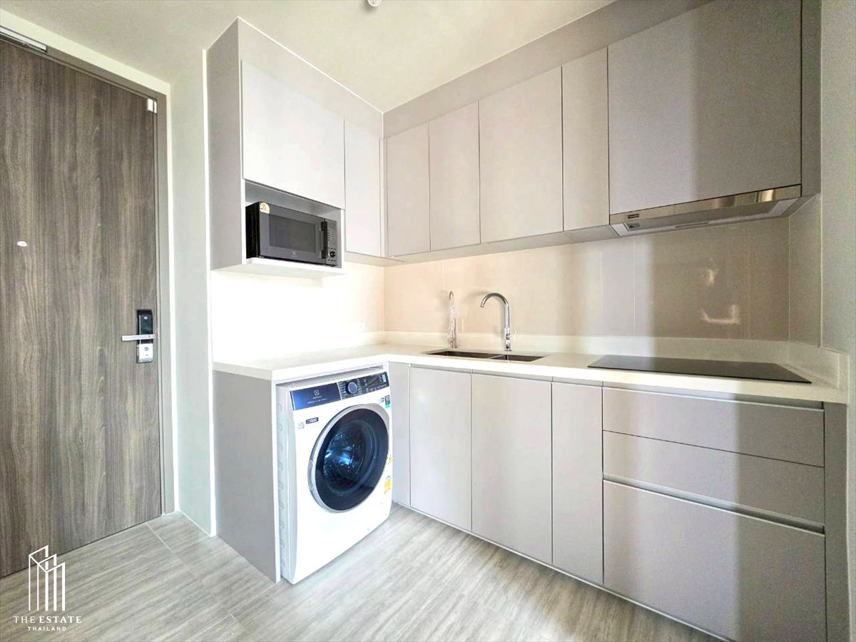 รูป For rent Whizdom The Forestias (Destinia) ห้องบิวท์อินครบ โทนอบอุ่น โปร่งรับแสง พร้อมวิวพาโนรามาเมืองและสีเขียว @50,000 Baht - รูปที่ 8/13