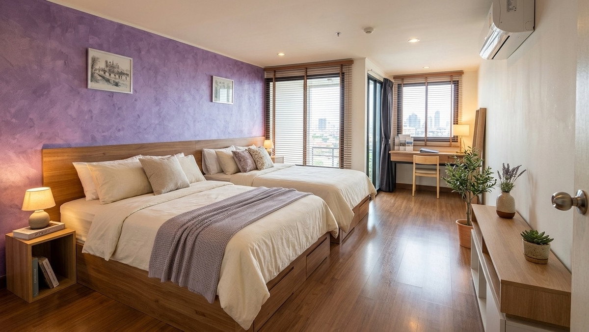 picture River View with terrace at U Delight Residence Riverfront Rama 3    2 Bedrooms 2bathroom - 3/5