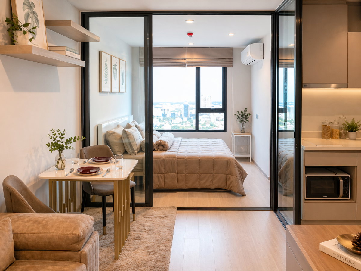 รูป 🍀🍀 Fully furnished💝 ให้เช่า📌 ไลฟ์ ลาดพร้าว (Line:@rent2022)✨ MRT พหลโยธิน✨พร้อมเข้าอยู่  ✨ A11207 - รูปที่ 4/12