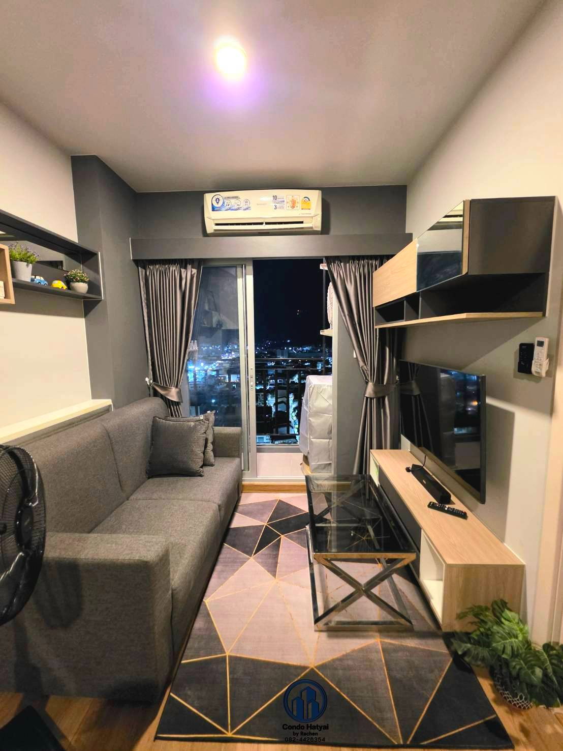 ขาย คอนโดพลัส 30 เมตร 1 ห้องนอน  ชั้น 21 ตกแต่งสวย ระเบียงทิศตะวันออก ขาย 1.9 ล้านบาท