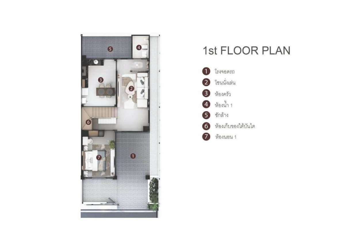 รูป บ้านหลังมุม2 ชั้น รีโนเวทใหม่ หมู่บ้านทรงคุณ นาบอน ฉลอง ใกล้ Robinson ฉลองเพียง 3 นาที - รูปที่ 27/28