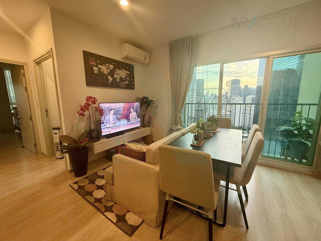 รูป 🎉 ขายคอนโด โนเบิล รีวอลฟ์ รัชดา 2 อาคาร 1 ชั้น 22 2 ห้องนอน ขนาด 53 ตรม ใกล้ AIA Capital Center - รูปที่ 3/8