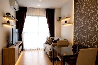Condos for sale : Best Price 1BR Condo Rhythm Asoke 2 Near MRT Rama 9 High Floor Investment - {U5928137}
