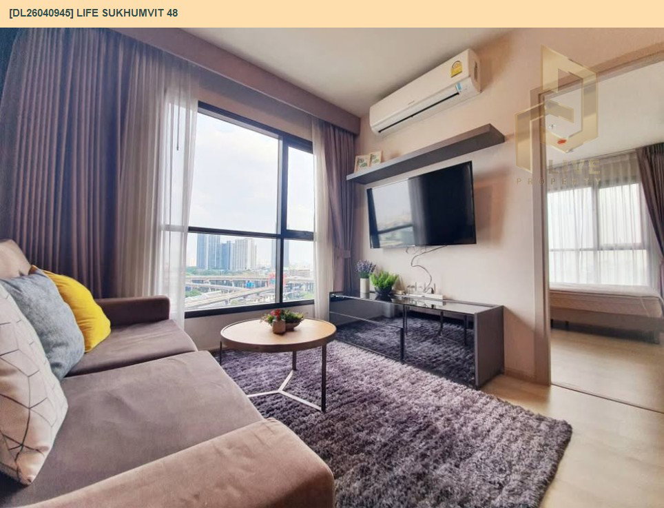 รูป DL26040945 ให้เช่าคอนโด ไลฟ์ สุขุมวิท 48 (Life Sukhumvit 48) ใกล้ BTS พระโขนง พร้อมเข้าอยู่ โทรด่วน 0800343450 LineID @655ebbvc - รูปที่ 4/7