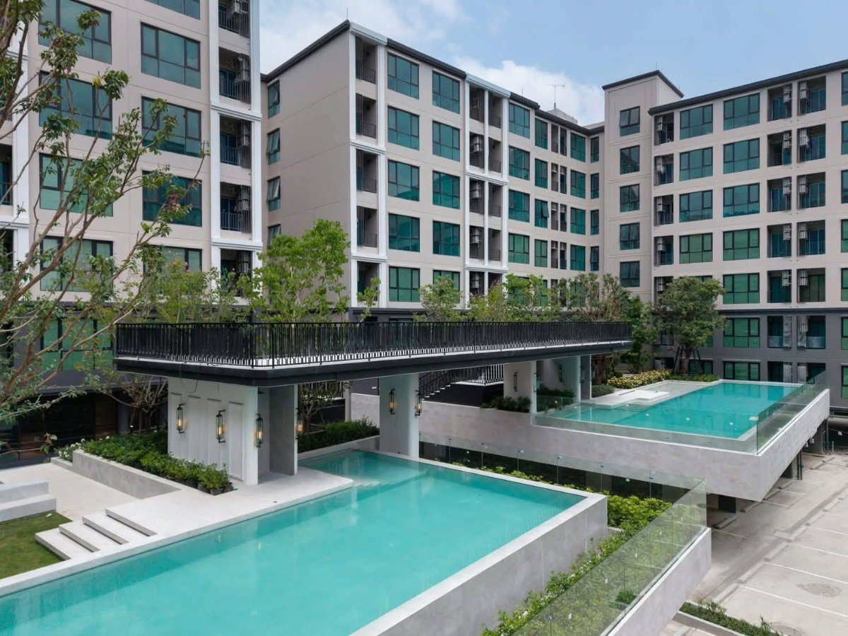 picture Atmoz Palacio Ladprao Wanghin, ready to move in, 6th floor, Building B, corner unit. - 3/11