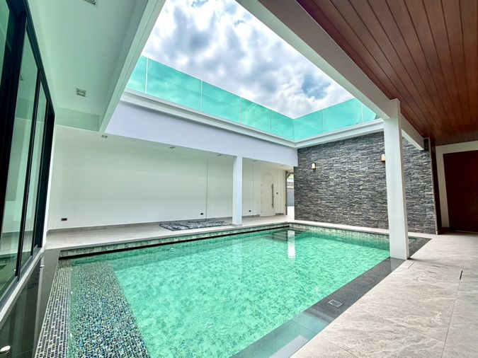บ้านใหม่ ในโครงการบ้านแม่ 10  Bibury ห้วยใหญ่ พร้อมอยู่  ทั้งโครงการมีเพียง 16 หลังเท่านั้น