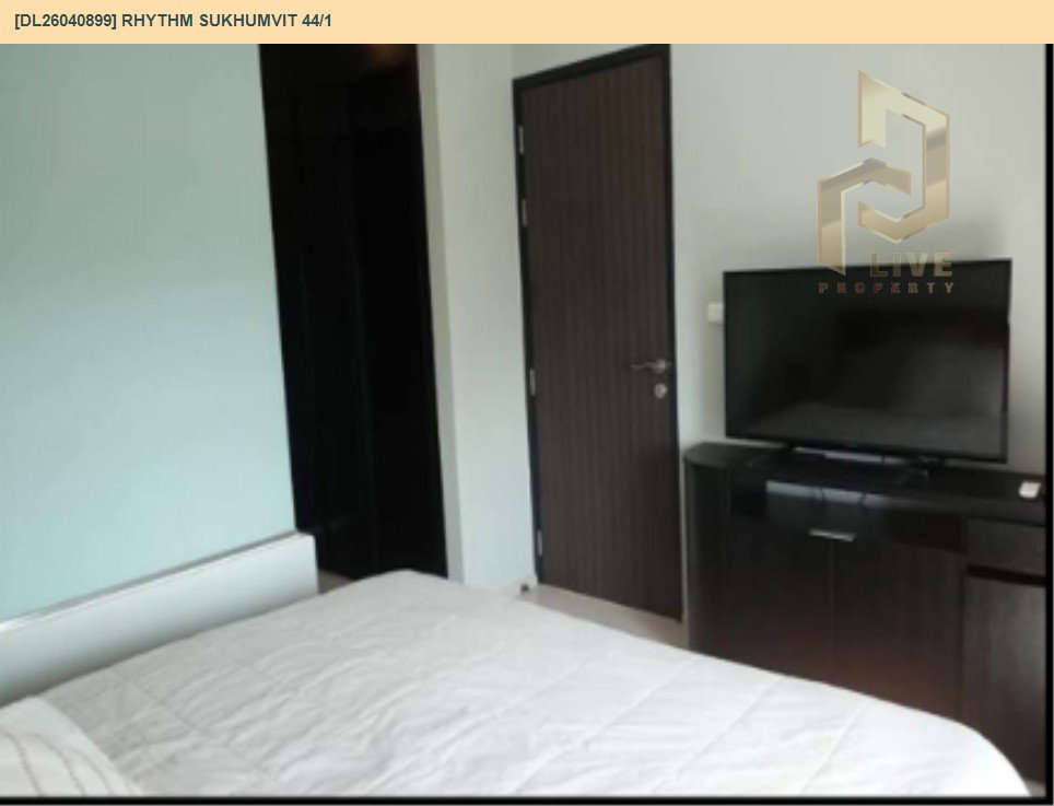 รูป DL26040899 ให้เช่าคอนโด ริทึ่ม สุขุมวิท 44/1 (Rhythm Sukhumvit 44/1) ใกล้ BTS พระโขนง พร้อมเข้าอยู่ โทรด่วน 0614453194 LineID @162cjixi - รูปที่ 5/7