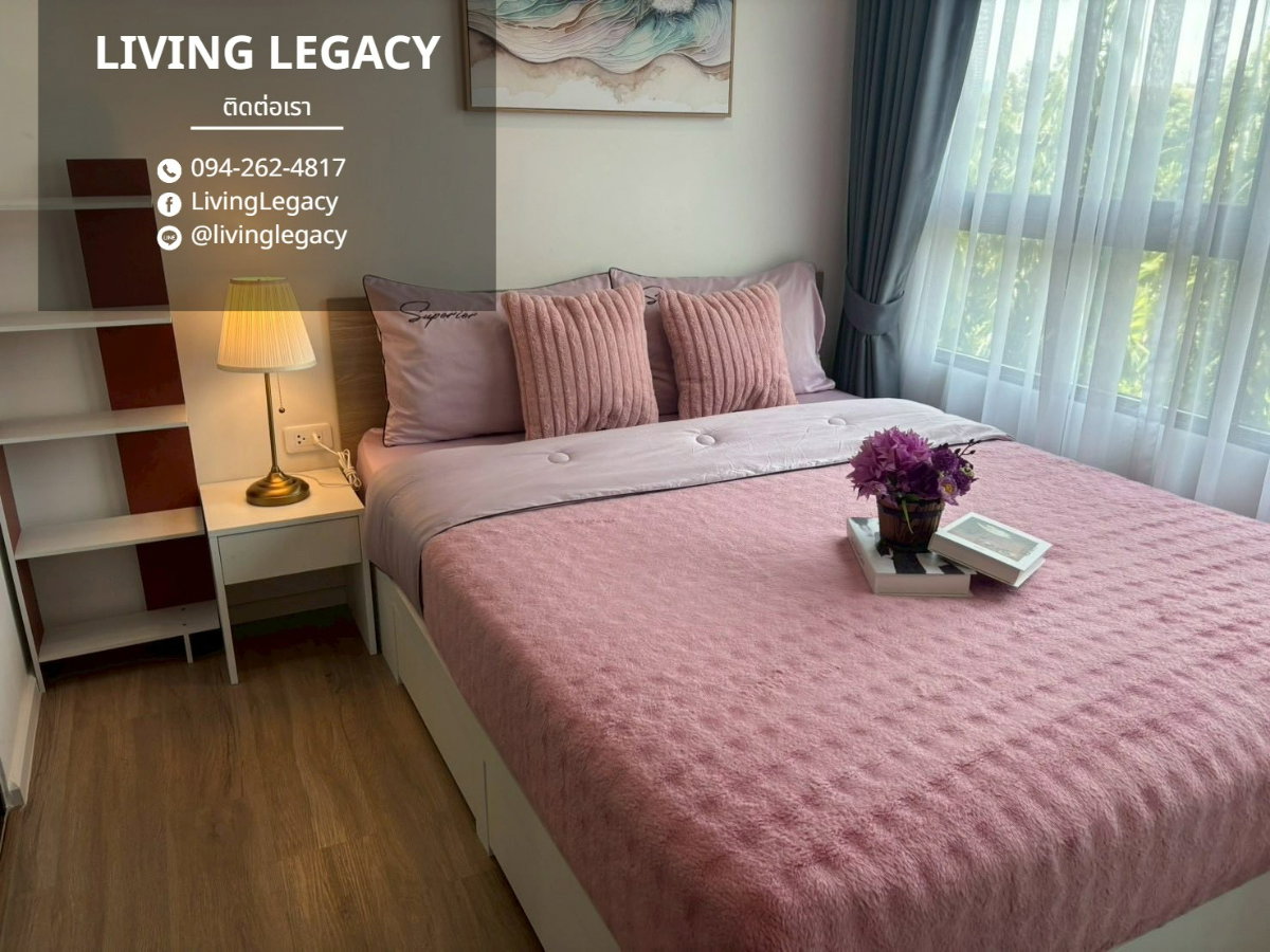 รูป TDXEEO ให้เช่าคอนโด ICondo Active Phatthanakan 24.37 ตร.ม. ชั้น 2 ตึก A line id : @livinglegacy - รูปที่ 2/10