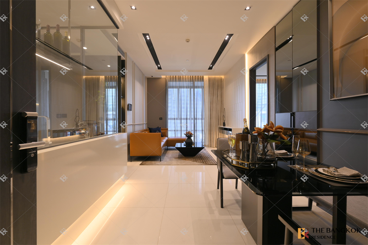 รูป เดอะแบงค็อคทองหล่อ ยูนิต Luxury หรูหราแบบไม่ต้องรอ ใกล้ BTS สถานีทองหล่อ - รูปที่ 4/10