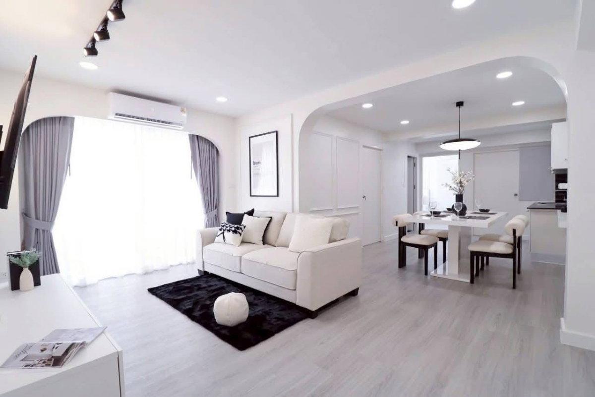 รูป S22 ให้เช่าคอนโด Century Park Condo (เซ็นจูรี่ ปาร์ค คอนโดมิเนียม)รีโนเวทใหม่ พร้อมเข้าอยู่ 2 ห้องนอน 1 ห้องน้ำ ใกล้ BTS ห้าแยกลาดพร้าว - รูปที่ 6/7