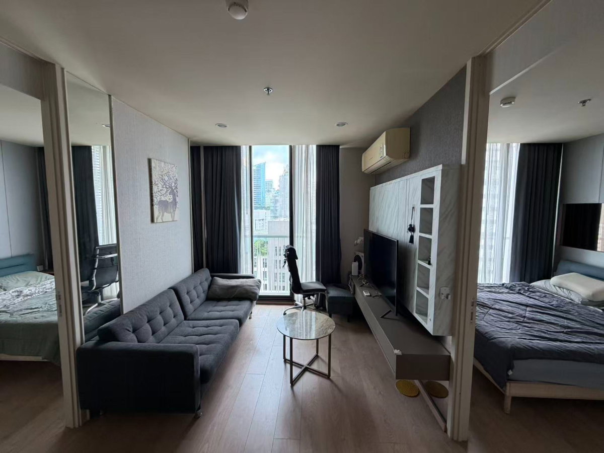 รูป โนเบิล รีโคล | ห้องมุมชั้นสูงใจกลางอโศก 2 ห้องนอน 45,000 บาท / เดือน - รูปที่ 2/14
