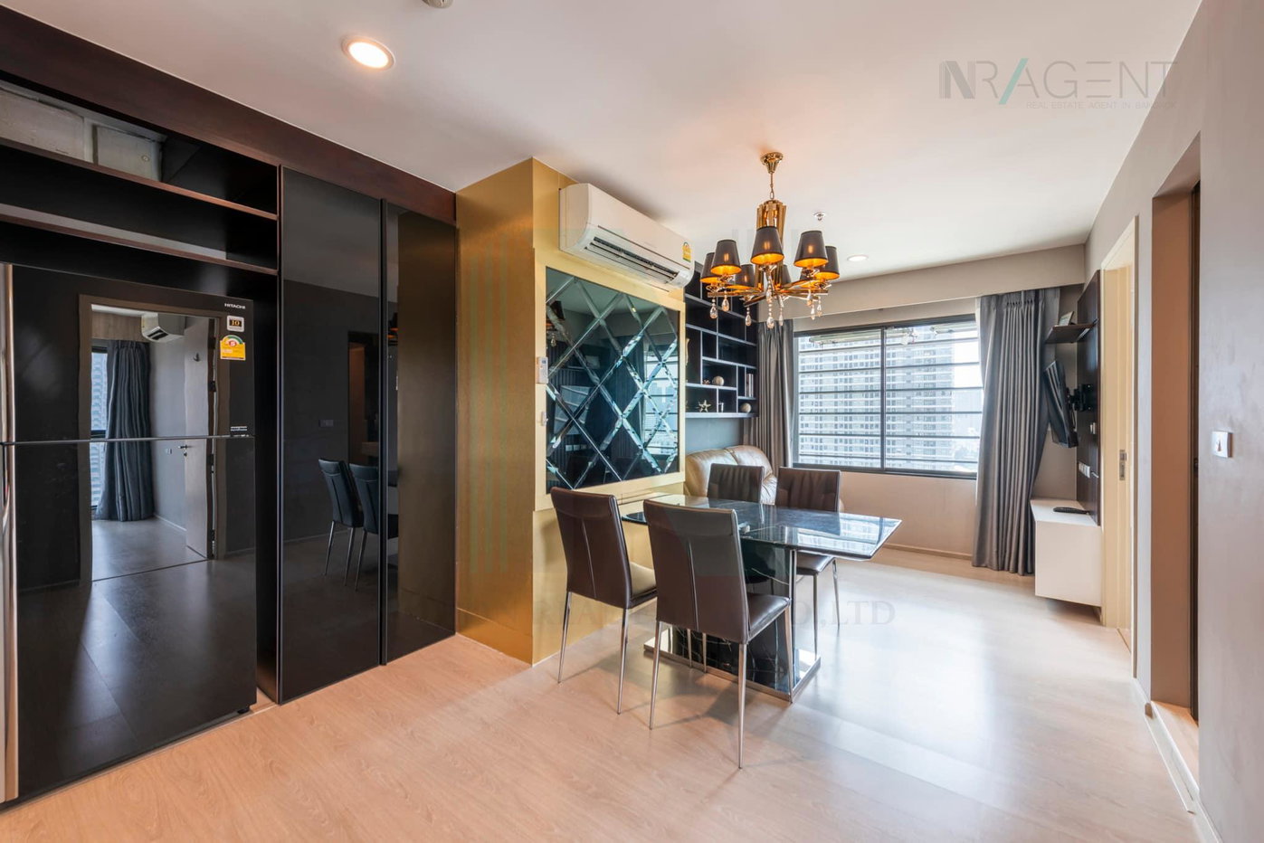 รูป 📌 ให้เช่าคอนโด ริทึ่ม อโศก 2 อาคาร 1 ชั้น 15 2 ห้องนอน ขนาด 42 ตรม ใกล้ ฟอร์จูน ทาวน์ - รูปที่ 4/8