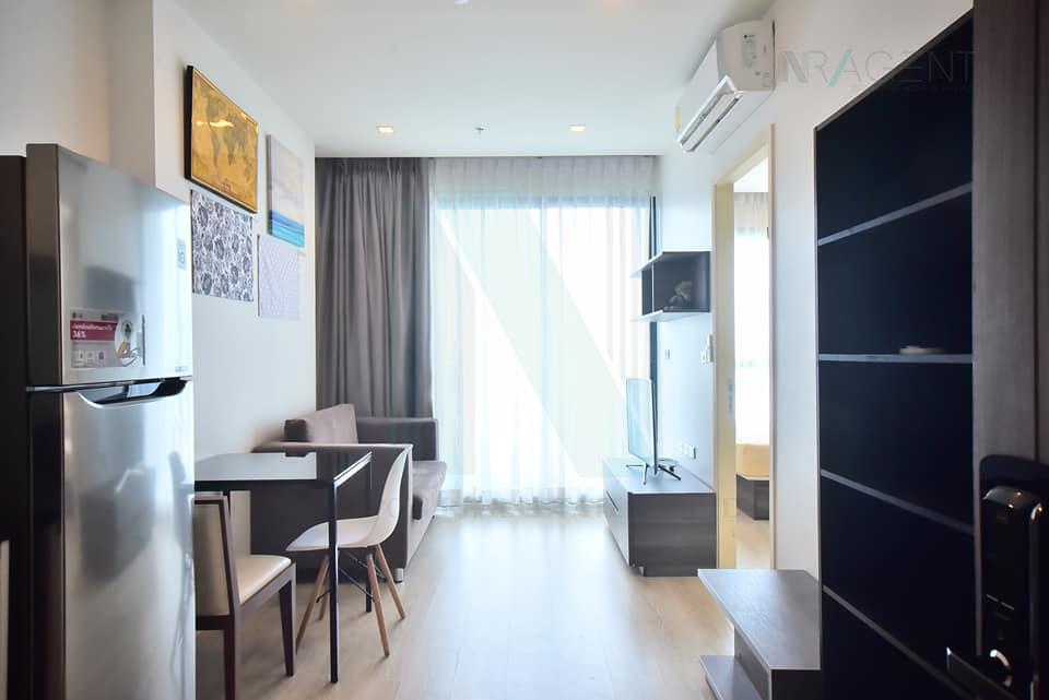 รูป 🚩 ให้เช่าคอนโด ควินน์ รัชดา 17 อาคาร B ชั้น 25 1 ห้องนอน ขนาด 35.00 ตรม ใกล้ Glasshouse รัชดาภิเษก - รูปที่ 3/8