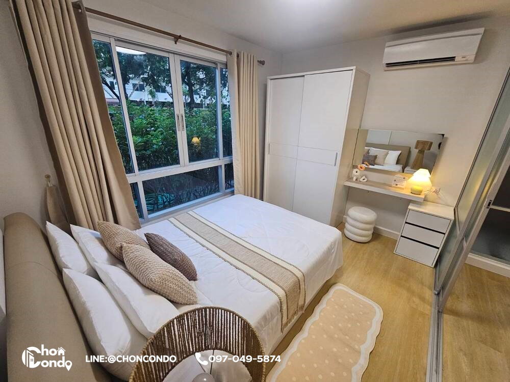 รูป DCondo ดีคอนโด ชั้น1 ตึกA  ------------วิวสวน + ห้องตกแต่งสวย------------Tel 097-049-5874 (Line: @choncondo มี@ด้วย) - รูปที่ 6/15
