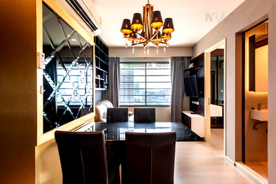 Condos for rent : 📌 For rent condo RHYTHM ASOKE 2 Building 1, Floor 15,2 bed room, Room size 42 sqm