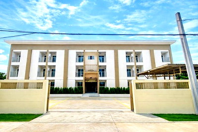 Apartment building for rent : Wat Lat Pla Duk 800 m. Newly opened apartment, 1 bedroom function, Bang Bua Thong Market, 900 m. 1 bathroom, Bang Phai, Kanchanaphisek, Nong Pra Ngai.