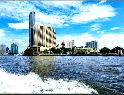 ขายคอนโด : ขายคอนโดริมแม่น้ำ บ้านเจ้าพระยา 69ตรม. 2ห้องนอน 1ห้องน้ำ ชั้น9 วิวไอคอน