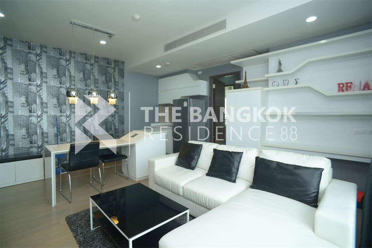 รูป เช่าคอนโด 🔥 Pyne By Sansiri 1นอน 45ตร.ม. 25k เฟอร์ครบ คุ้มราคา ใกล้ BTS ราชเทวี  - รูปที่ 2/6