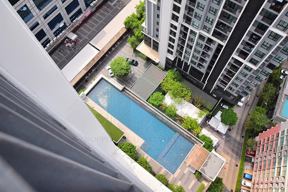 รูป 🚩 ให้เช่าคอนโด ควินน์ รัชดา 17 อาคาร B ชั้น 25 1 ห้องนอน ขนาด 35.00 ตรม ใกล้ Glasshouse รัชดาภิเษก - รูปที่ 8/8