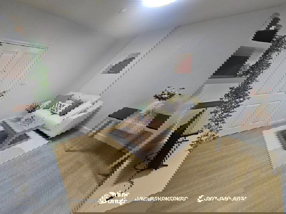 รูป DCondo ดีคอนโด ชั้น1 ตึกA  ------------วิวสวน + ห้องตกแต่งสวย------------Tel 097-049-5874 (Line: @choncondo มี@ด้วย) - รูปที่ 2/15