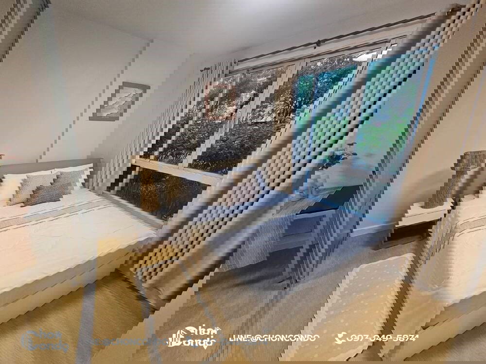 รูป DCondo ดีคอนโด ชั้น1 ตึกA  ------------วิวสวน + ห้องตกแต่งสวย------------Tel 097-049-5874 (Line: @choncondo มี@ด้วย) - รูปที่ 5/15