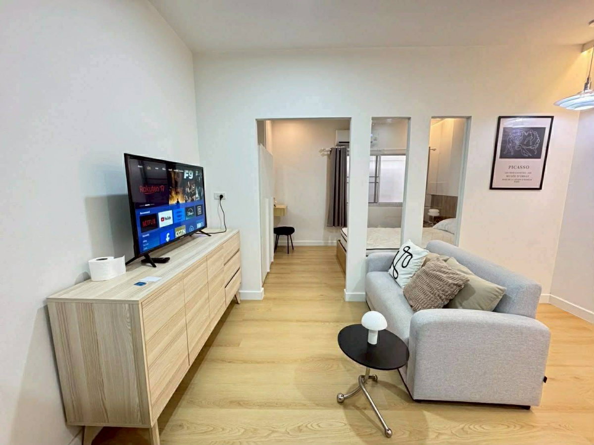 รูป ✨ศรีอนันต์คอนโด (หลังรพ.เทพปัญญา) (ไม่มีระเบียง แต่มีที่ตากผ้า) 🛋️เฟอร์นิเจอร์และเครื่องใช้ไฟฟ้าครบ  🖍️ 7,000฿/เดือน - รูปที่ 1/5