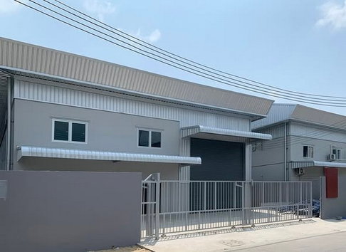 HR3417ให้เช่าโกดัง/โรงงาน 450 ตร.ม. ซอยสุขพูนผล-แพรกษา สมุทรปราการ ขอใบ รง.4 ได้ ทำเลอุตสาหกรรมและโลจิสติกส์ เหมาะสำหรับโรงงานขนาดเล็ก 