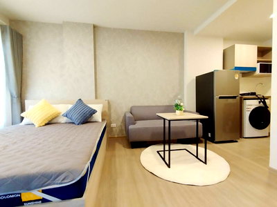 เช่าคอนโด สนามบินขอนแก่น : K1925 ให้เช่าคอนโดใหม่ ดีคอนโด แคมปัส ขอนแก่น (D condo campus)  •ตึก C ชั้น 8 ขนาด 24 ตรม.  #ทิศตะวันออก #วิวเห็นสระว่ายน้ำ
