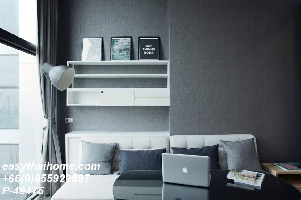 รูป P-49475 คอนโด 1 ห้องนอนสุดปัง! ชีวาทัย อโศก วิวเมืองสวย 24,000 บาท ใกล้ MRTพระราม 9  | Line Id: @easythaihome | 085-592-2897 - รูปที่ 8/8