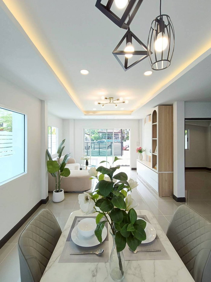 รูป  บ้านเดี่ยวหลังใหญ่ รีโนเวทใหม่ พร้อมเข้าอยู่ กว้างขวางมาก หมู่บ้านเคซีการ์เด้นโฮม 2 ถนนนิมิตใหม่ 40 คลองสามวา แต่งเฟอร์นิเจอร์สวย - รูปที่ 14/34