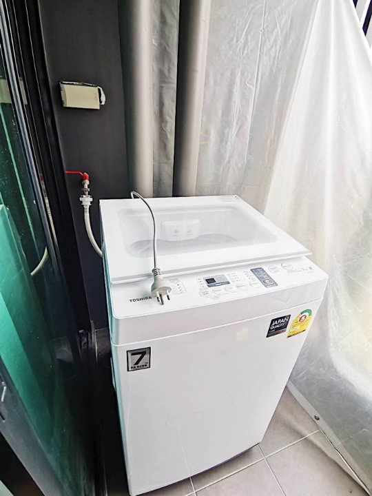 รูป ปล่อยเช่าคอนโด  แอททิจูด บียู มีเครื่องซักผ้า 24 ตร.ม. ชั้น 5  9,000 - รูปที่ 3/8