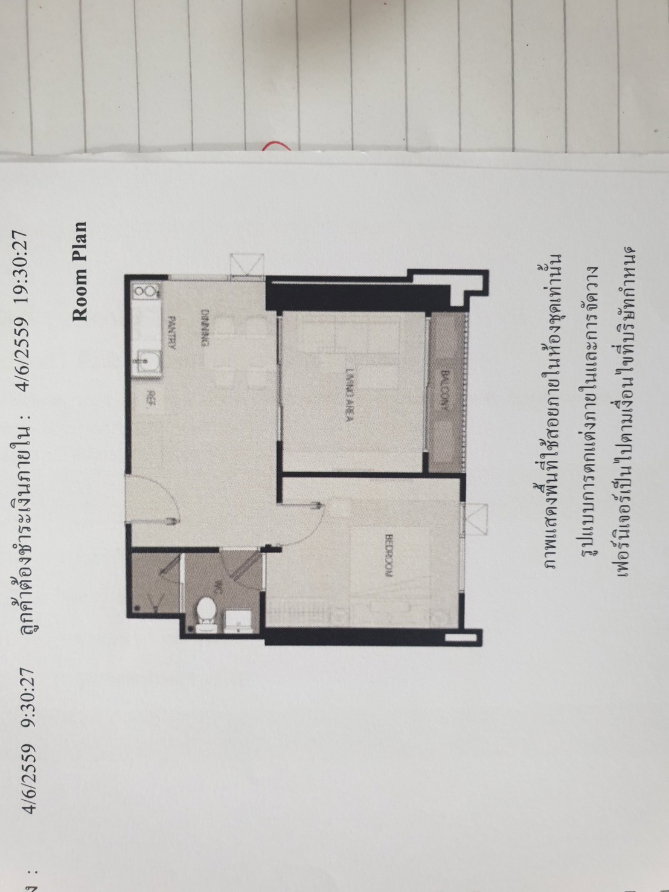 รูป Life Sukhumvit 48 (ไลฟ์ สุขุมวิท 48) (1bed1bath 40sqm) - รูปที่ 7/9