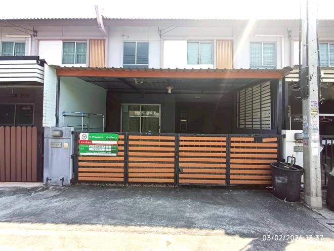 รูป ทาวน์เฮ้าส์ 17.3 ตร.วา บ้านพฤกษา 111 (รังสิต-บางพูน 2) เมืองปทุมธานี ปทุมธานี 1.7M - รูปที่ 1/38