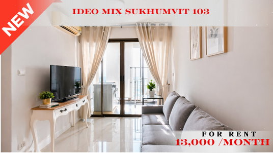 รูปภาพ 🍀🍀🍀Prime condo Location 🚆ให้เช่า📍 ไอดีโอ มิกซ์ สุขุมวิท 103 🌹 (Line:@rent2022) พร้อมเข้าอยู่ ✨ A11212