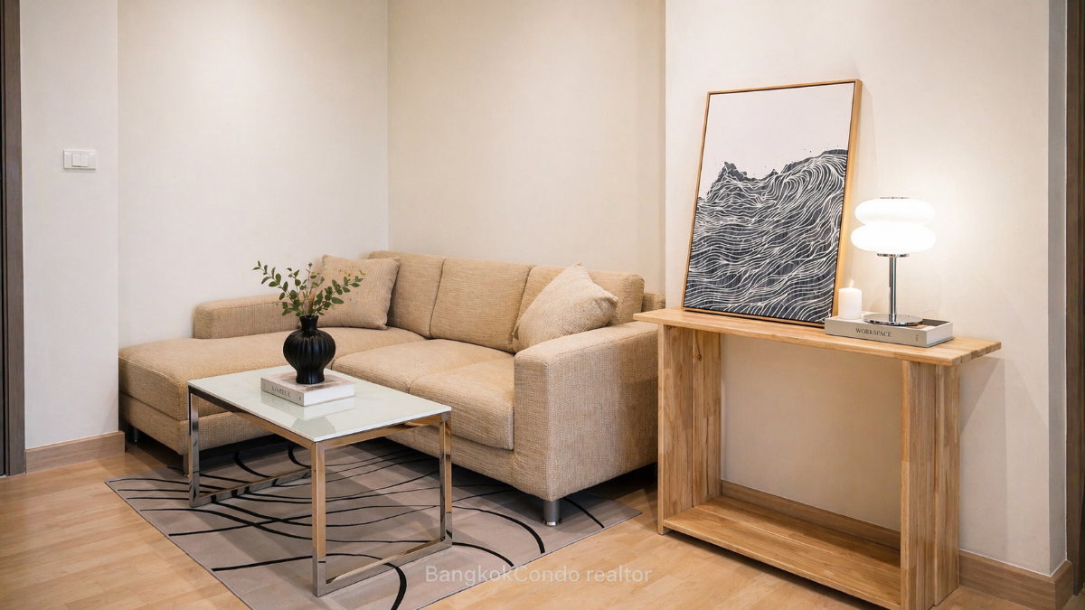 รูป 🍀🍀 Modern Room💙 ให้เช่า📌 ริทึ่ม รัชดา  (Line: @rent2022) MRT ห้วยขวาง พร้อมเข้าอยู่ ราคาดี!!🔖A11216 - รูปที่ 3/9