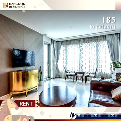 คอนโดให้เช่า : เช่าคอนโด 185 Rajadamri ✨ Stunning Corner Unit with Sport Club View 💫 ใกล้ BTS ราชดำริ 