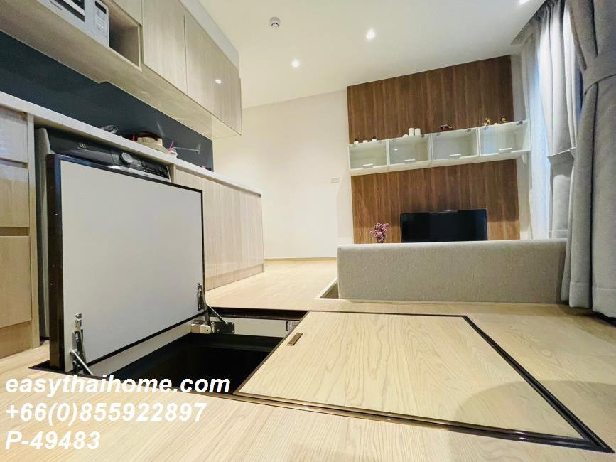 รูป P-49483 ✨คอนโดหรู ใจกลางทองหล่อ!✨ 1 นอน Runesu Thonglor 5 วิวสวน เฟอร์ฯ ครบครัน ใกล้ BTS ทองหล่อ 35,000 บาท | Line Id: @easythaihome | 085-592-2897 - รูปที่ 14/15