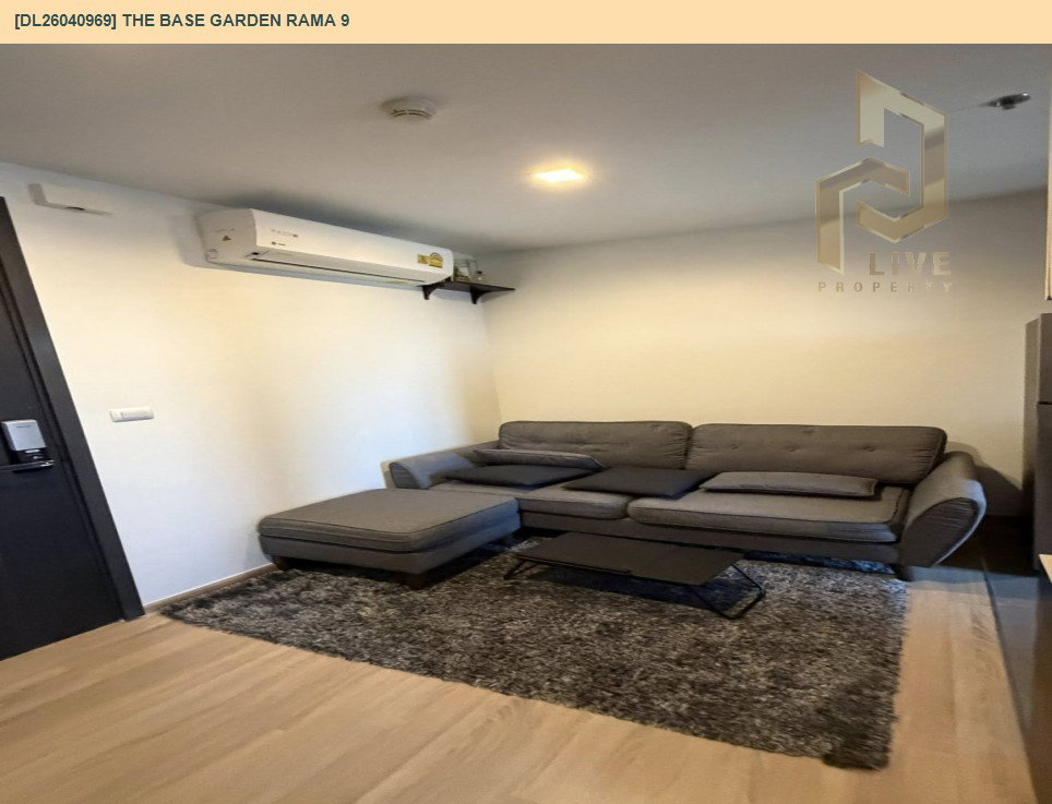 รูป DL26040969 ให้เช่าคอนโด เดอะ เบส การ์เดน พระราม 9 (The Base Garden Rama 9 ) ใกล้ สายสีส้ม พร้อมเข้าอยู่ โทรด่วน 0653619502 LineID @897iyzll - รูปที่ 4/6