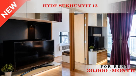 รูปภาพ ❤️🔥🚆 Exclusive Unit For Rent 📌 Hyde Sukhumvit 13 Condominium (Line: @rent2022) | Near BTS Nana ✨ Ready to move in! ✨ 📌 Ref Code: A02480