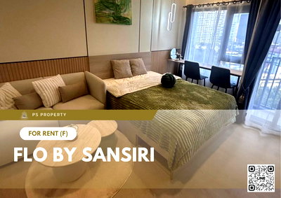 Condos for rent : For rent 📍 FLO by Sansiri 📍 Fully furnished with appliances, near BTS Khlong San.