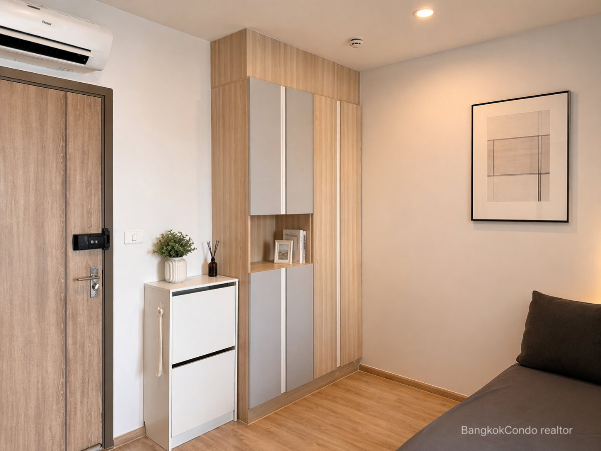 รูป 🍀🍀 Cozy room🍀🍀ให้เช่า📌 ไอดีโอ โอทู บางนา  (Line:@rent2022)BTS บางนา✨พร้อมเข้าอยู่🔖A11215 - รูปที่ 5/13