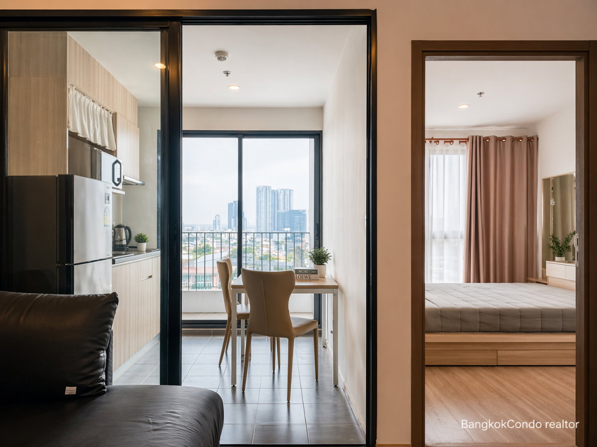 รูป 🍀🍀 Cozy room🍀🍀ให้เช่า📌 ไอดีโอ โอทู บางนา  (Line:@rent2022)BTS บางนา✨พร้อมเข้าอยู่🔖A11215 - รูปที่ 8/13