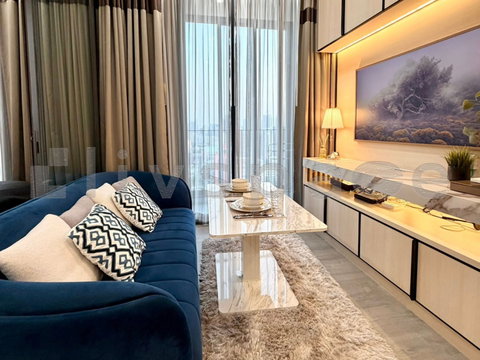 ▚ LI183ツ FOR RENT: The Address Siam-Ratchathewi 1BR 32sqm. ✨ Brand New! Stunning Full Built-in Decor, High Floor & Ready to Move in 🏙️