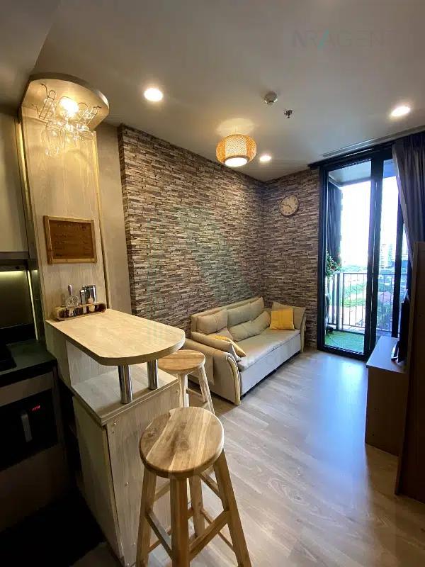 รูป 🚩 ให้เช่าคอนโด โอกะ เฮ้าส์ สุขุมวิท 36 อาคาร 1 ชั้น 12 1 ห้องนอน ขนาด 35.00 ตรม ใกล้ Lotus พระราม 4 - รูปที่ 5/8