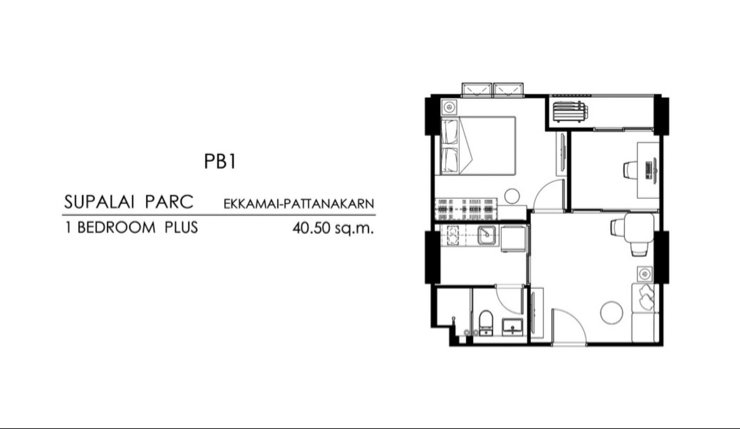picture One Bad Room Plus (40.5 Smq) floor 18 - 1/7