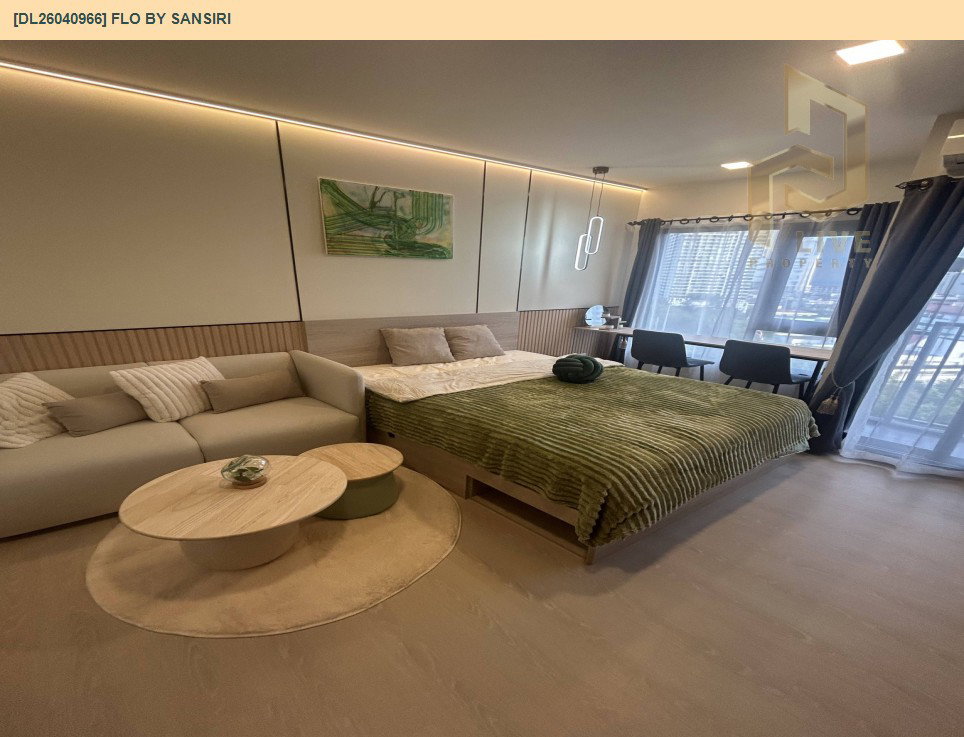 รูป DL26040966 ให้เช่าคอนโด โฟล บาย แสนสิริ (FLO by Sansiri) ใกล้ - พร้อมเข้าอยู่ โทรด่วน 0653619502 LineID @897iyzll - รูปที่ 4/5